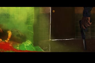 draw environment concept art, illustration for video game