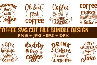 make unique svg cut files and typography design for etsy and others