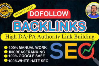 seo backlinks high da pa authority link building service for google ranking