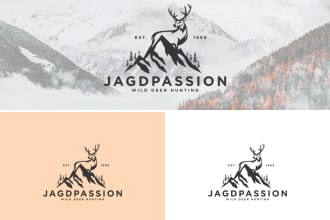 design outdoors, adventure, mountain hiking, hunting, fishing and travel logo