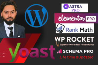 install astra pro elementor pro other themes and plugins