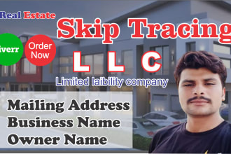 do provide skip tracing for real estate and llc skip tracing in bulk