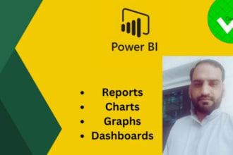 generate graphs and visualization from your data using power bi