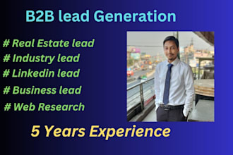 do targeted b2b linkedin, lead generation and web research