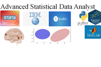 do  advanced statistics analysis, using r, stata, spss, python, matlab