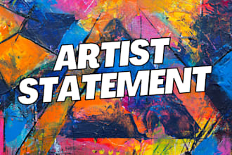 write your artist statement