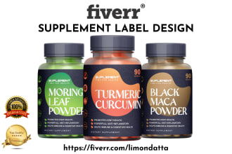 do product label design and supplement label design