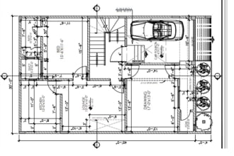 draw 2d, 3d architecture floor plans with autocad or revit