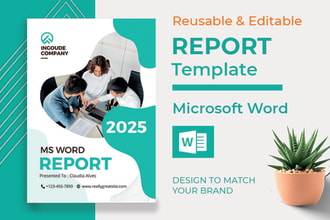 create ms word report template