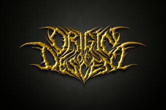 do brutal death metal, heavy metal, deathcore, grindcore, and mincecore logo