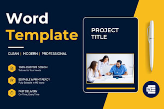 design microsoft word templates