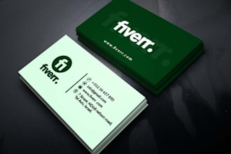 do professional minimalist and luxury business card design