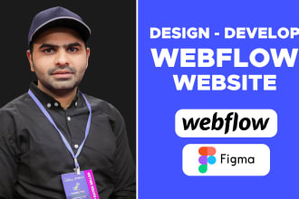 design or develop webflow website, figma to webflow, wordpress website