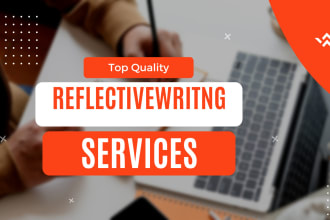provide top quality reflective writing services