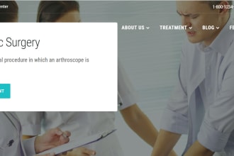 build professional healthcare and medical website