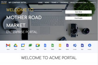 create an intranet using new google sites