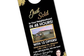 design a professional doorhanger or tri fold brochure