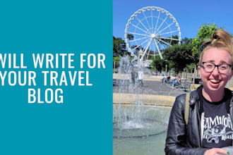 write for your travel blog