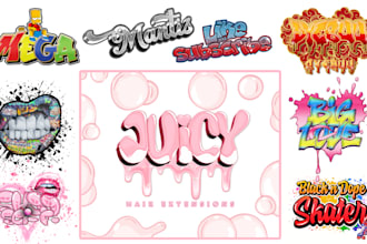 create graffiti logo designs