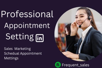 do linkedin marketing  appointment setting an lead generation