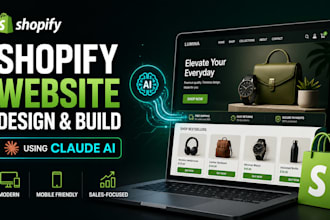design and build a shopify store using claude ai