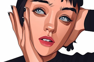 do flat minimalist vector illustration