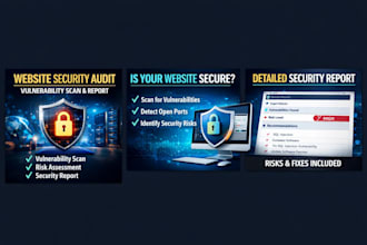 perform website vulnerability scan and security audit
