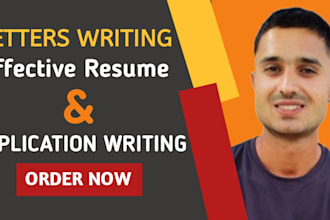 write effective resume  ,letters  and applications of all categories