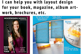 design any layout for your print or electronic media
