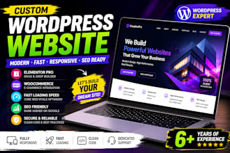 develop awesome websites in wordpress