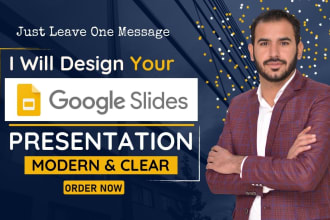 design an amazing google slides presentation for you