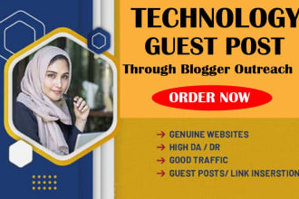 tech guest post niche edit link insertion and do follow SEO backlinks