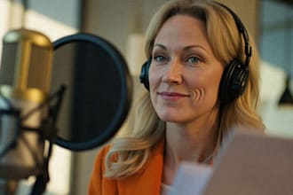 be your warm, professional american female voice over in american english