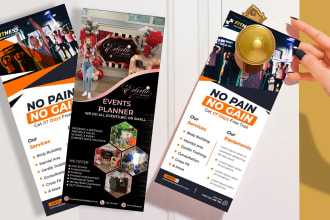 design rack card door hanger dl flyer eddm postcard brochure catalog