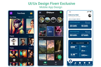 design professional UI UX for android apps