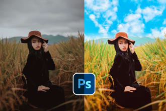 do professional color grading and apply a filter on images