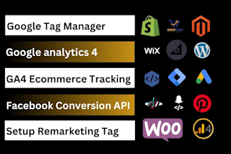 fix or setup google analytics 4,ga4 ecommerce tracking,conversion tracking gtm