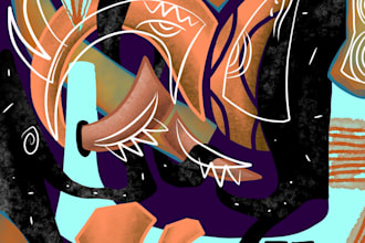 do something pattern illustration artwork