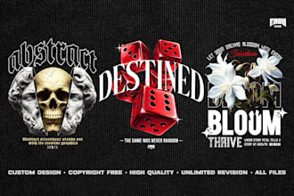 create streetwear t shirt graphics for clothing brand