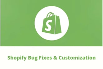 do shopify custom coding shopify bug fix and custom theme development