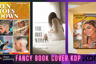design a fancy and adorable book cover for kdp