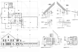 draw architectural floor plan in autocad