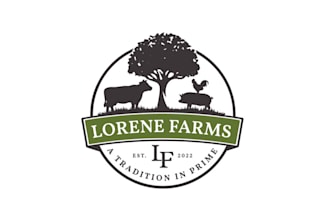 create farming, landscape, garden, agriculture, house logo