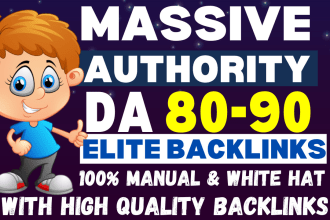 seo backlinks dofollow high da contextual  white hat link building with report