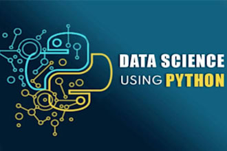 do data analysis and data science project with jupyter notebook on python
