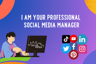 be your social media  manager and content creator