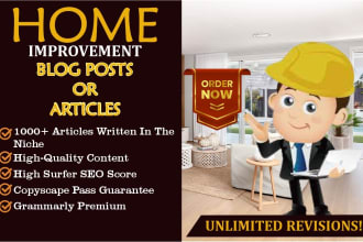 write compelling articles for your home improvement website