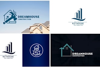 do professional real estate, realtor, property, or construction logo