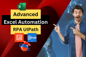 do advance excel automation using  uipath rpa