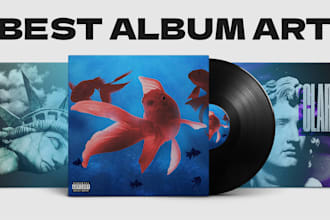 design unique and creative album cover artworks for you
